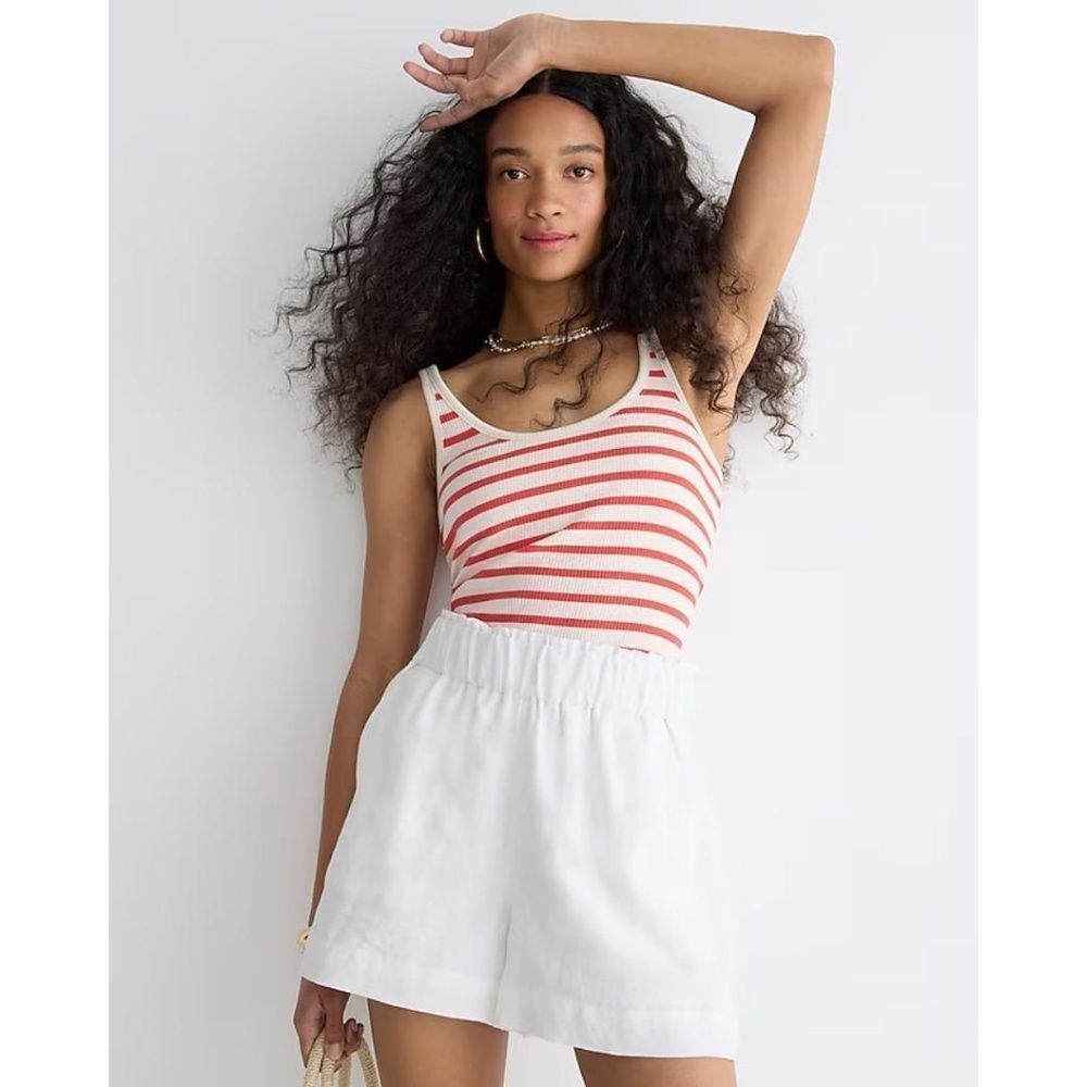 J. Crew Pull-On Linen Shorts NEW